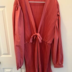 Long sleeve mini dress